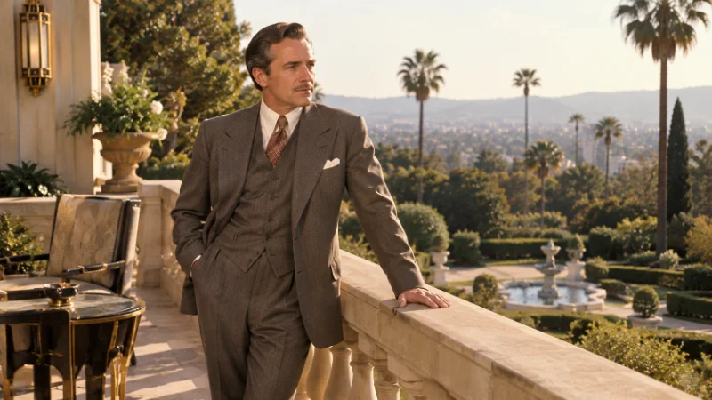 Douglas Fairbanks in his later years after retiring from acting
