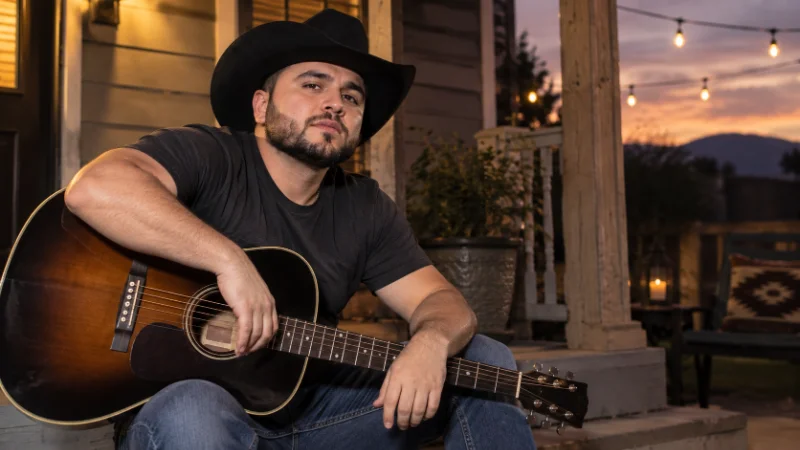 Gerardo Ortiz relaxing at home away from the stage