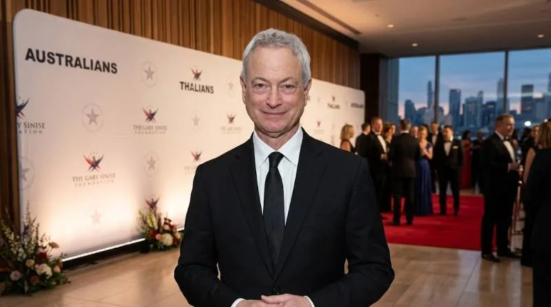 Gary Sinise at a hilltop California ranch estate similar to his Camarillo property
